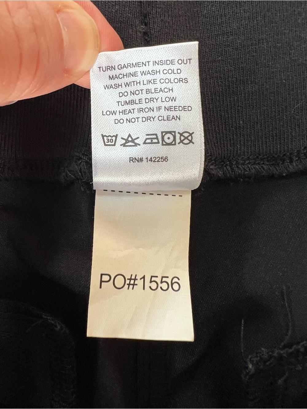 FIGS Bristol Slim Mid Rise Tapered Jogger Scrub Pants in Black (PO #1556), Small - Picture 7 of 8